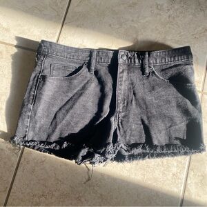 Universal Thread Black Washed Jean Shorts